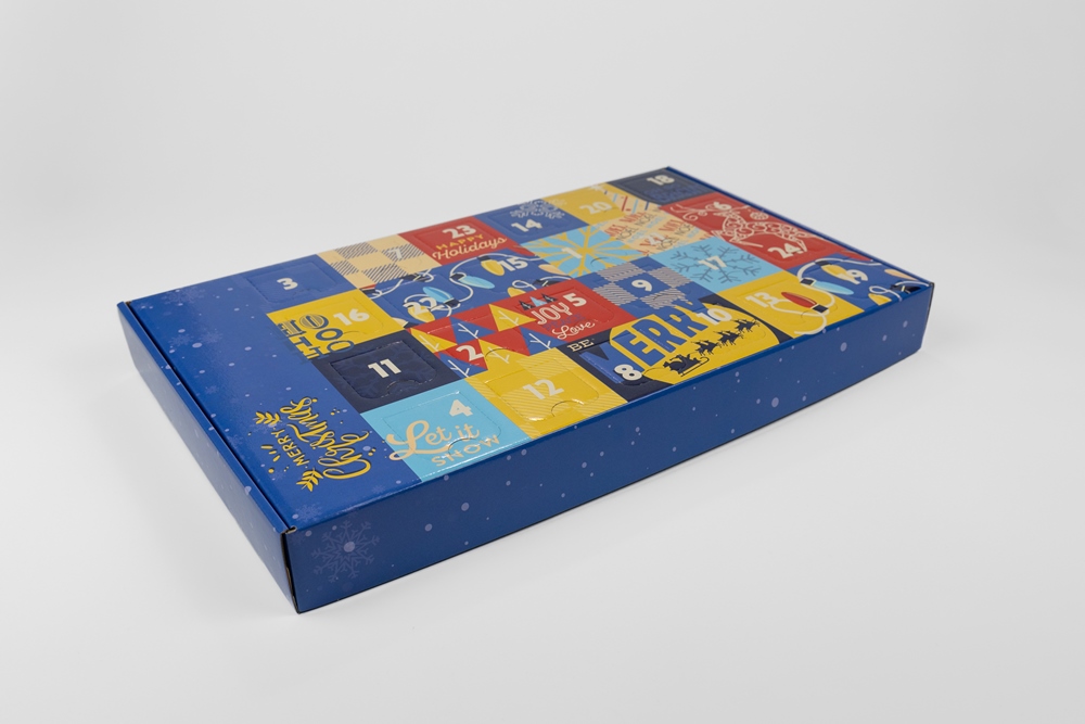 Adventi naptár doboz - saját termékeddel feltölthető | KÉK